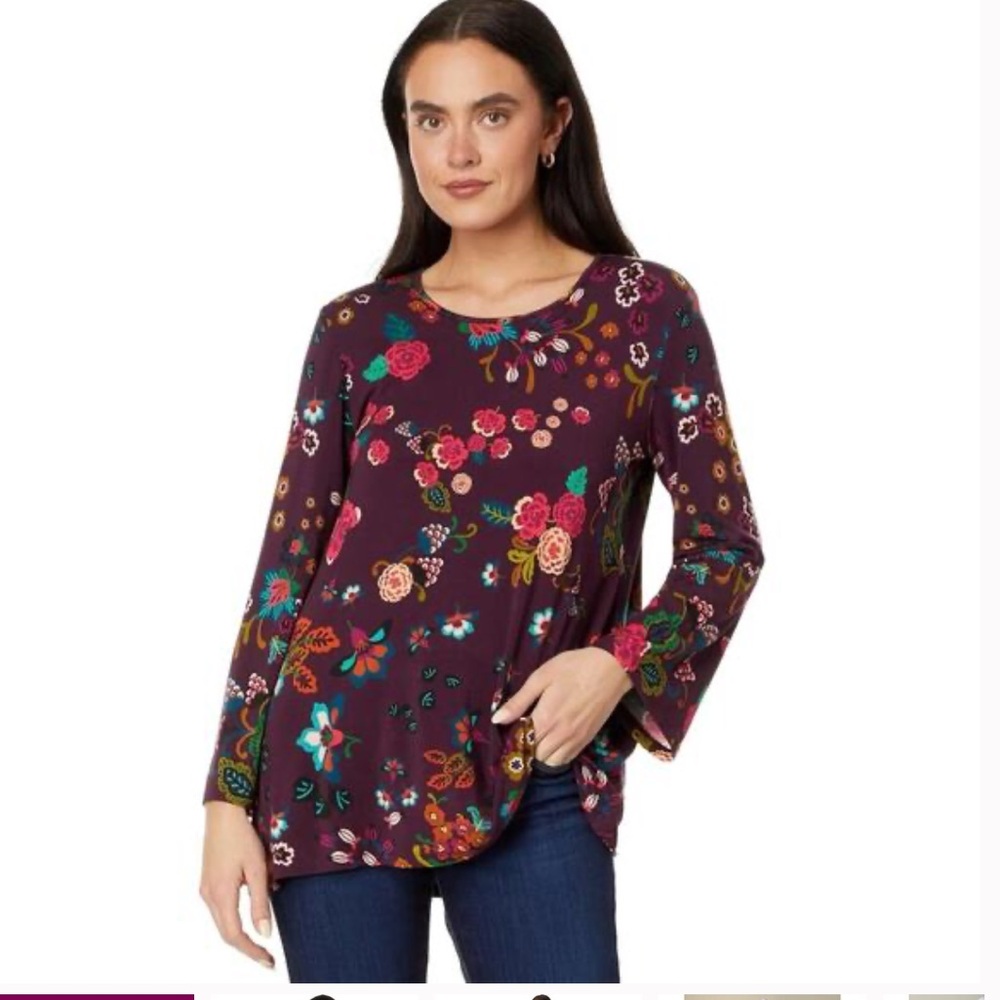 Floral Long Sleeve Top Johnny was